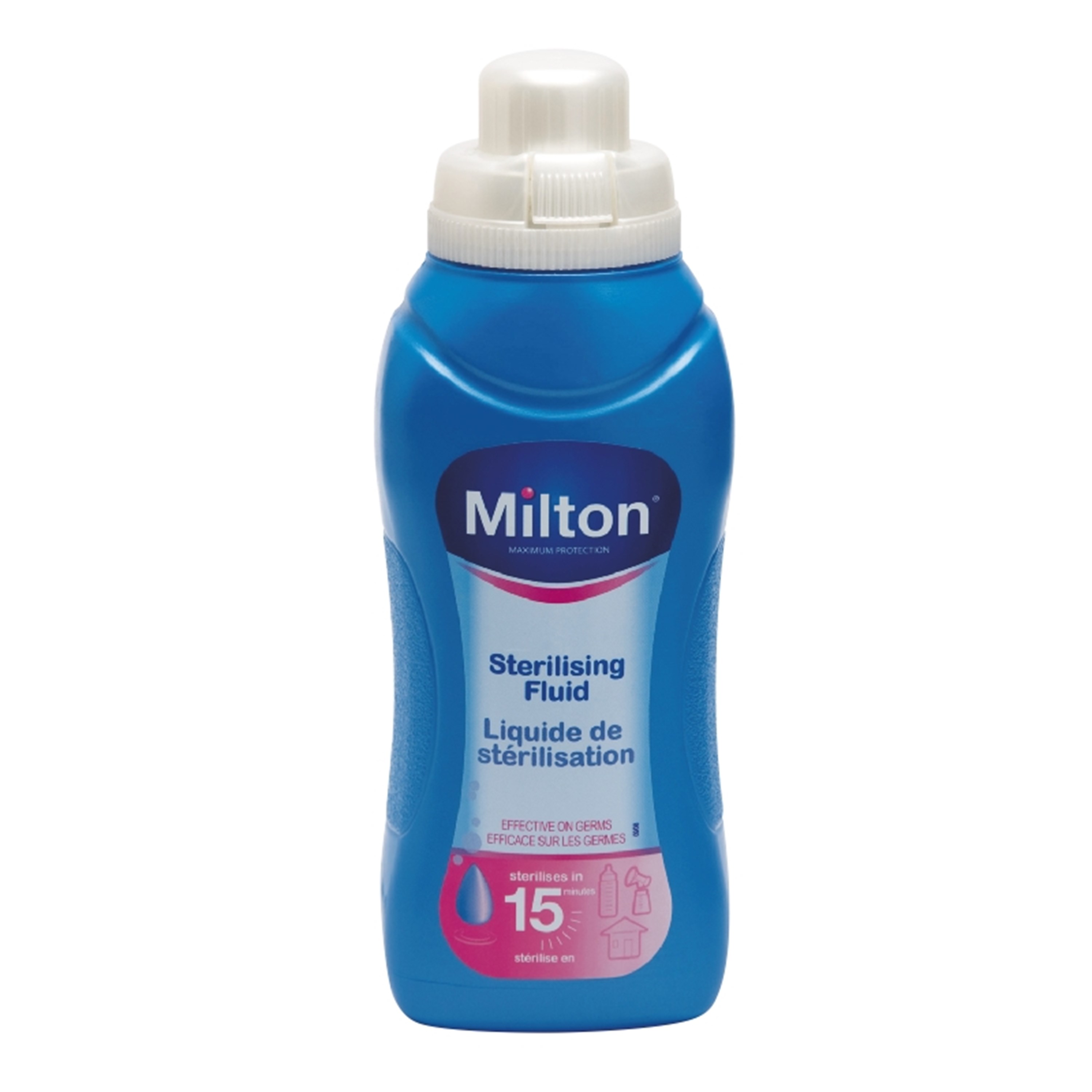 A 500ml bottle of Milton Solution
