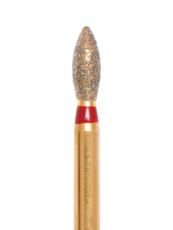 Diamond Gold Bur Closeup