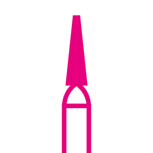 Tapered Flat End Bur Diagram