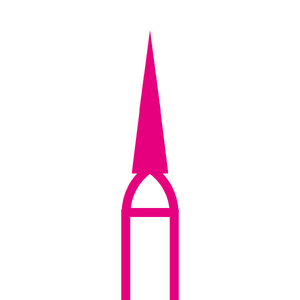 Tapered Point Bur Diagram