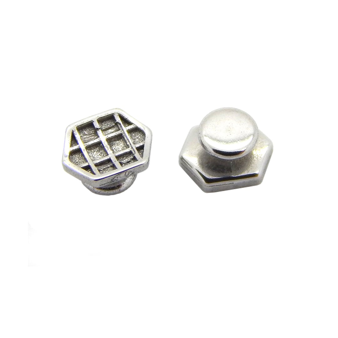 200004 : Bondable Contoured Lingual Buttons with hexagonal ...