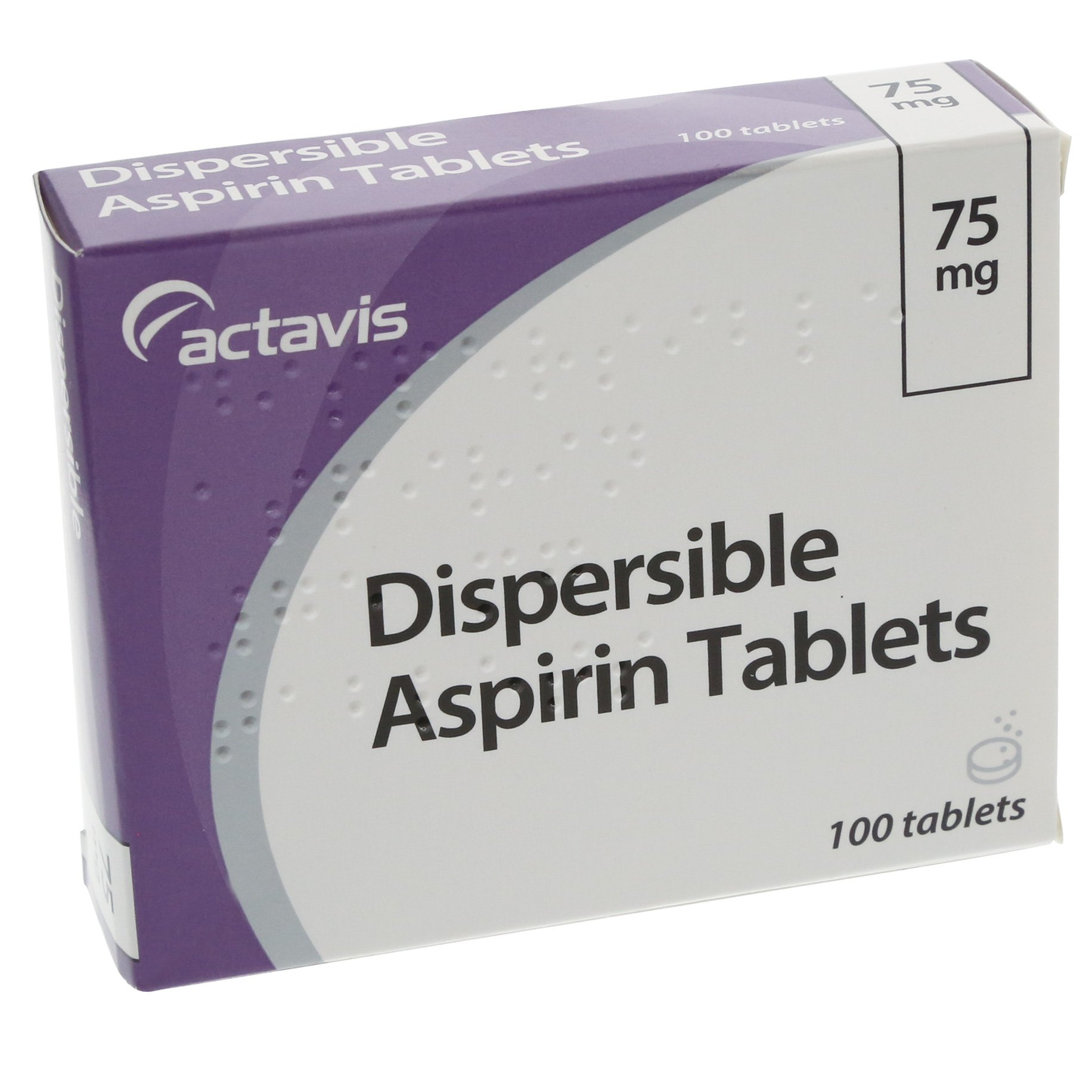 Aspirin 75mg Dispersible Tablets 
