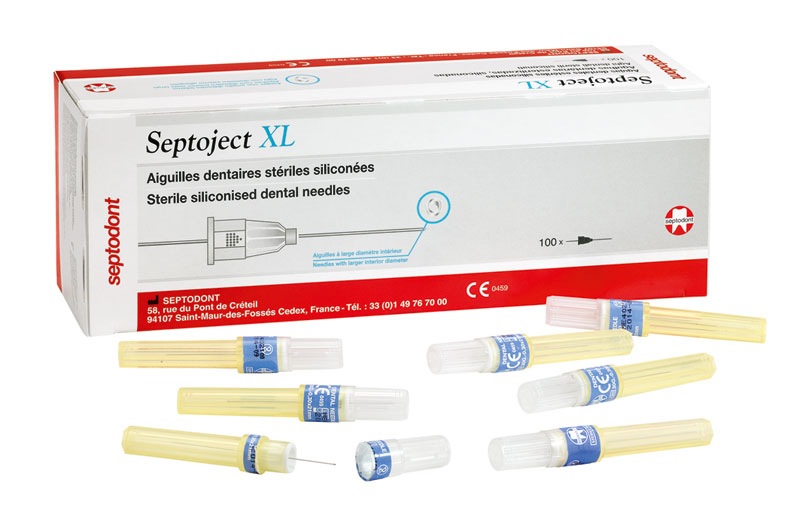 Septoject XL Needles 27G - Long (0.40 x 35) - Yellow 