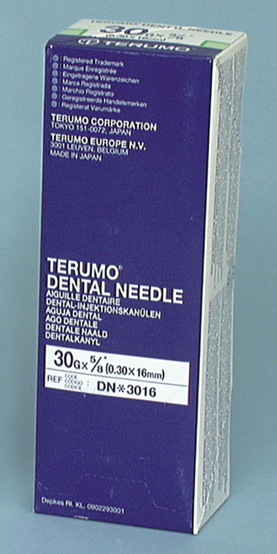 Terumo Needles - Plastic Hub 30G - Extra Short - Green 