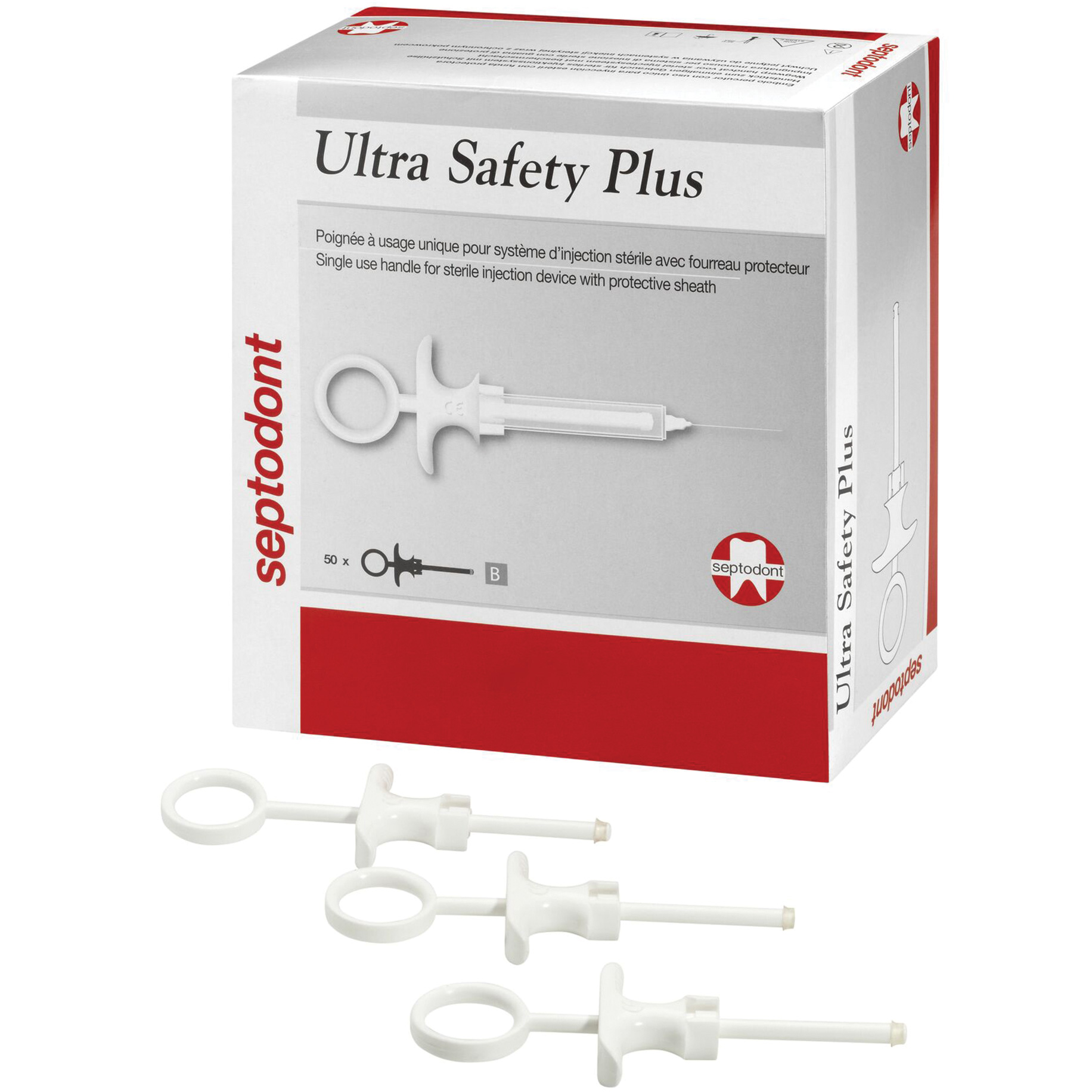 Ultra Safety Plus White Handles - Single Use (Pre-sterilised) 