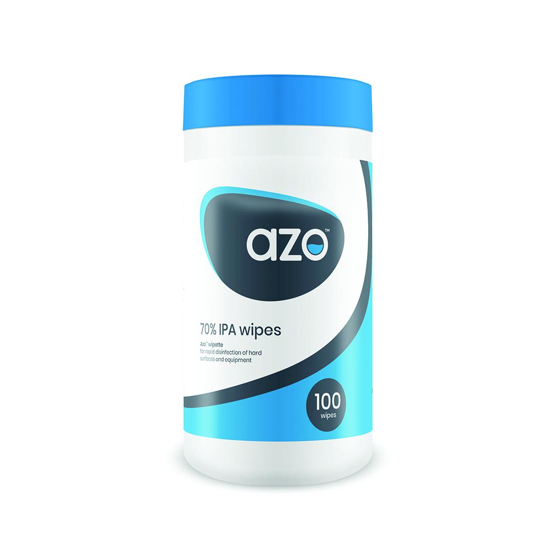 AzoWipette 70% IPA Disinfectant Wipes Size: 130 x 180mm 