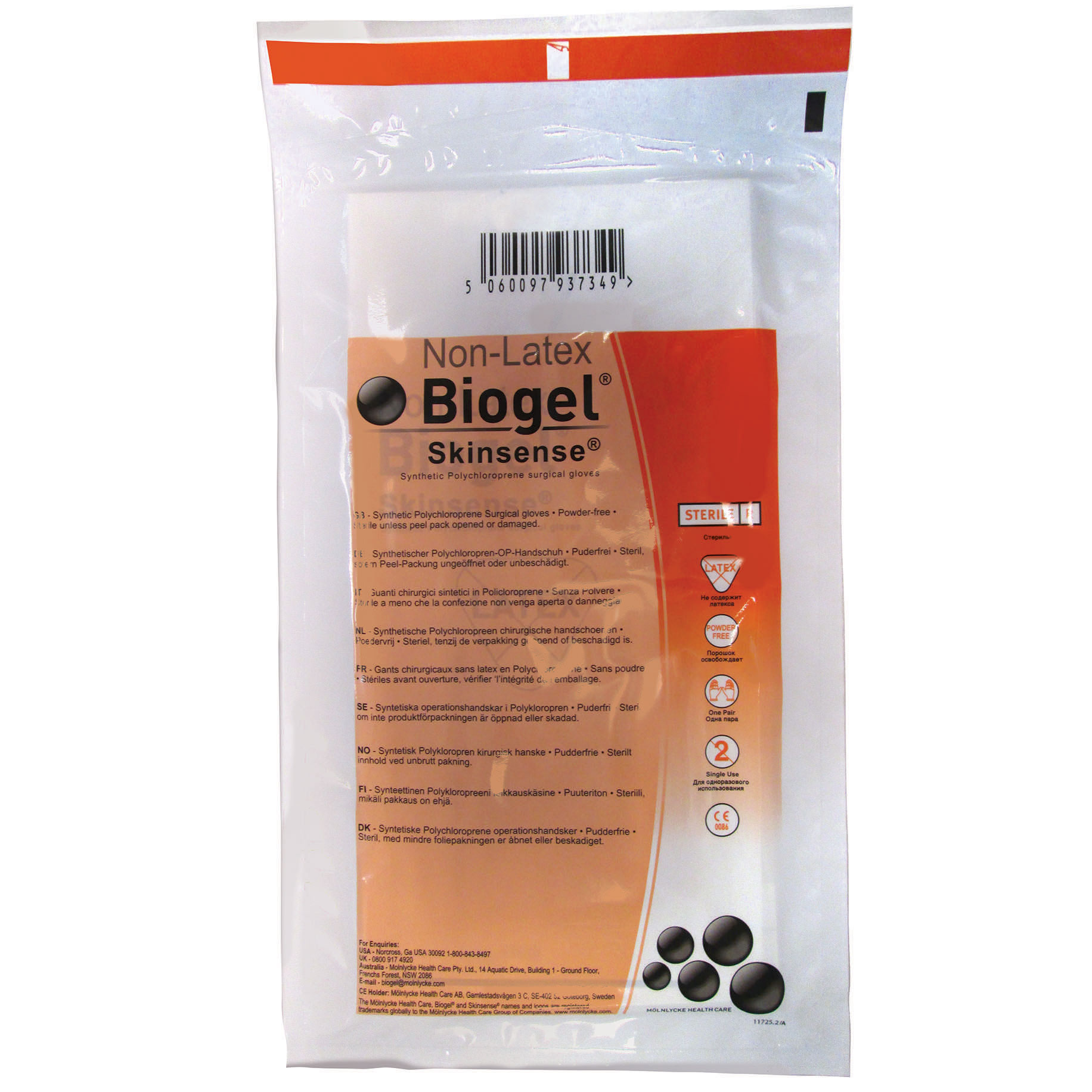 Biogel Skinsense Sterile Gloves Size 8.5 