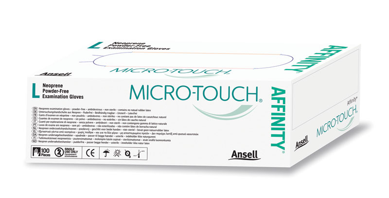 Micro-Touch Affinity Neoprene Examination Gloves Medium 