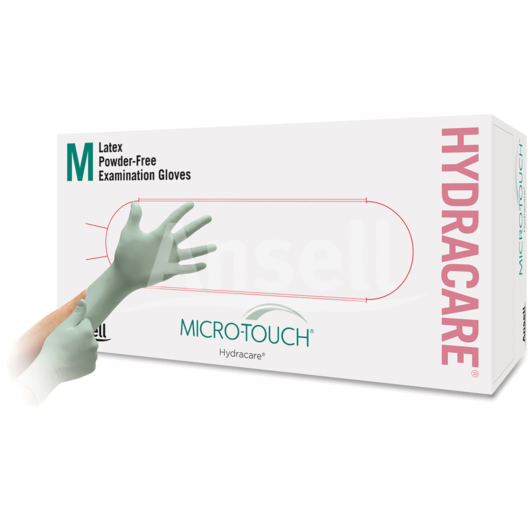 Micro-Touch HydraCare Latex Examination Gloves Small 