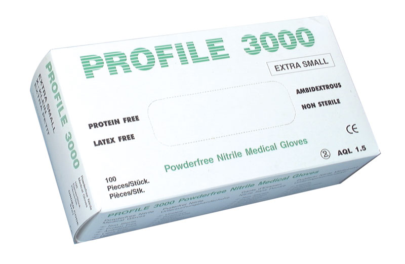 Profile 3000 Nitrile Gloves Small 