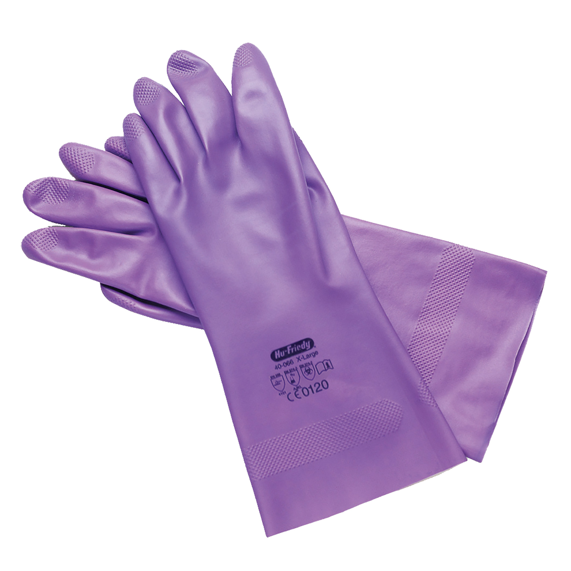 Lilac Utility Nitrile Gloves Medium (Size 8) 