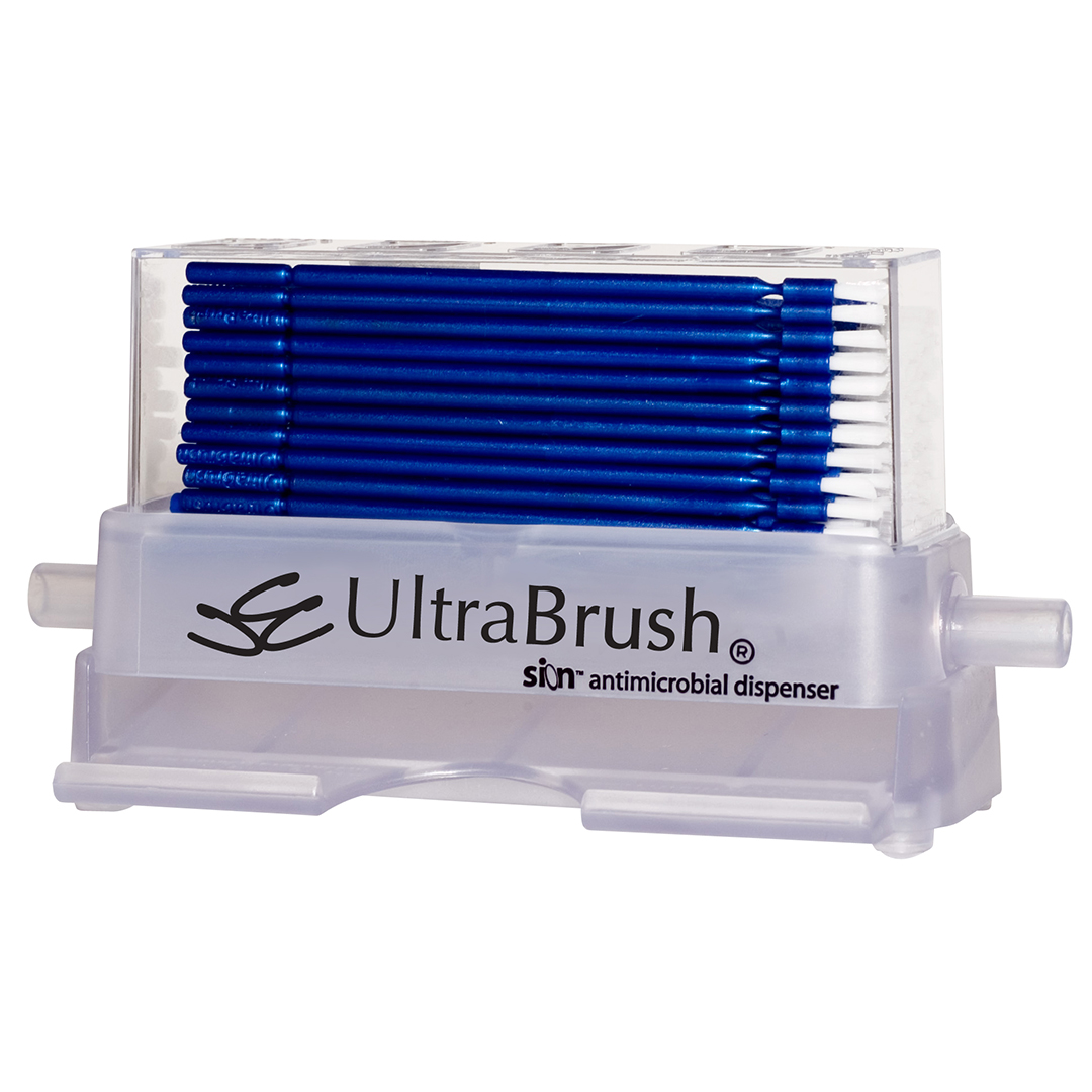 Ultrabrush brush applicator Fine Size (Blue) Dispenser Kit 