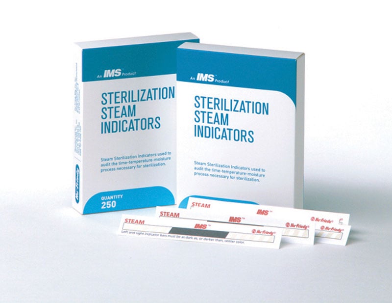 Steam Sterilisation Indicator Strips 