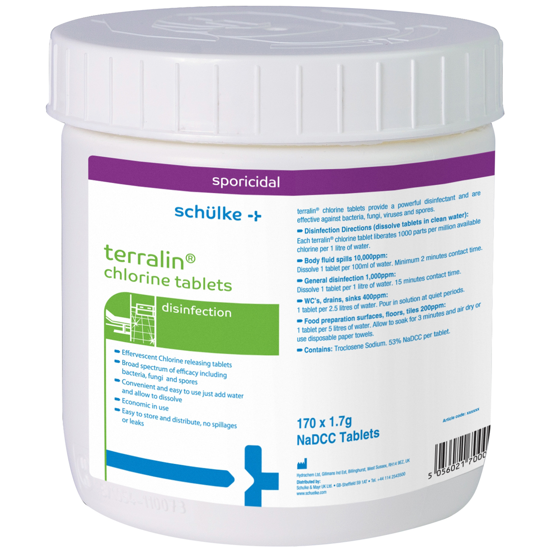 terralin Chlorine Tablets 