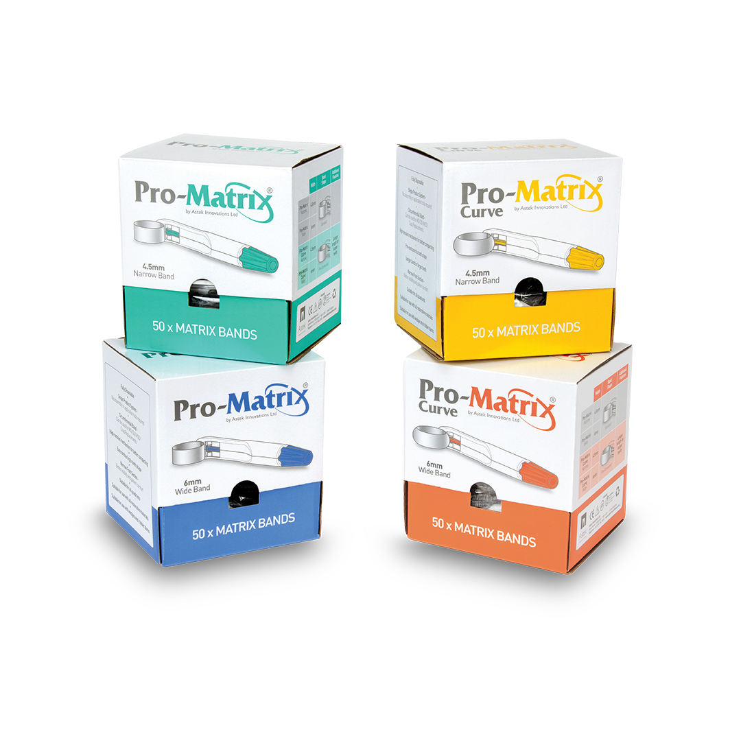 Pro-Matrix Single-Use Matrix Band Narrow - 4.5mm Teal 