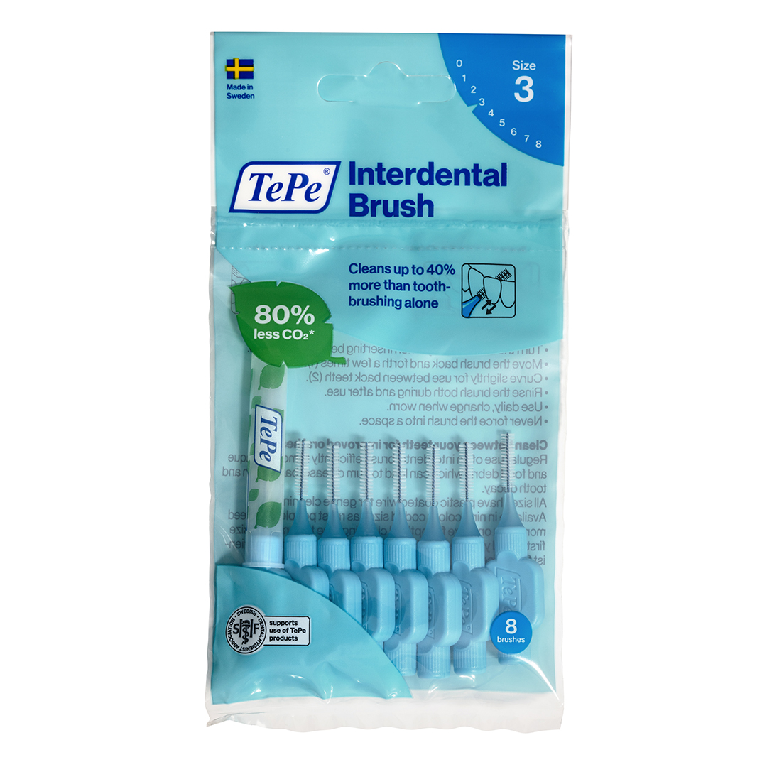 PAT368 TePe Interdental Brush XFine Blue 0.6mm