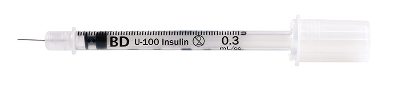 Insulin Syringe Microfine 0.3ml 30G x 8mm 