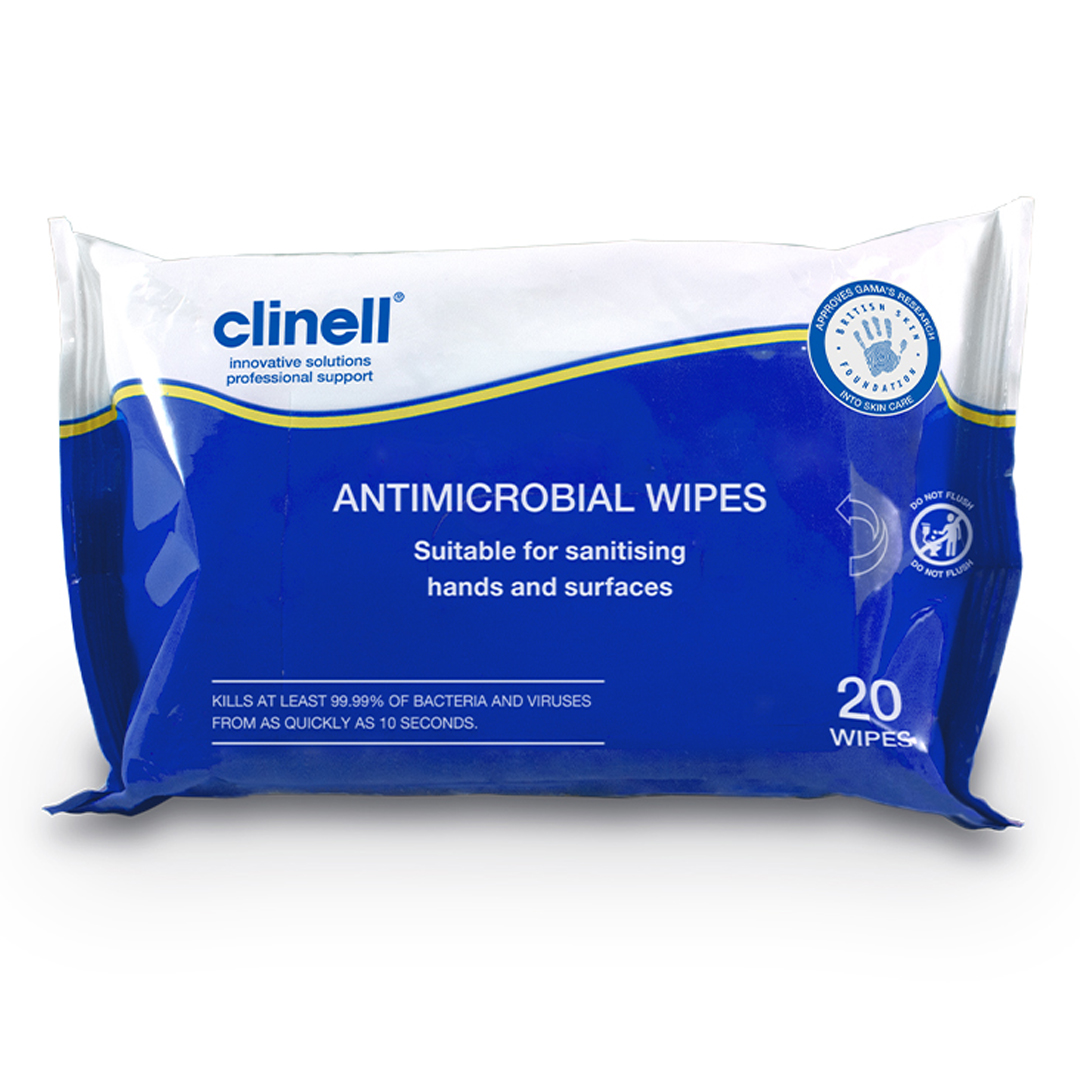 Clinell Antimicrobial Wipes Heavy Duty 