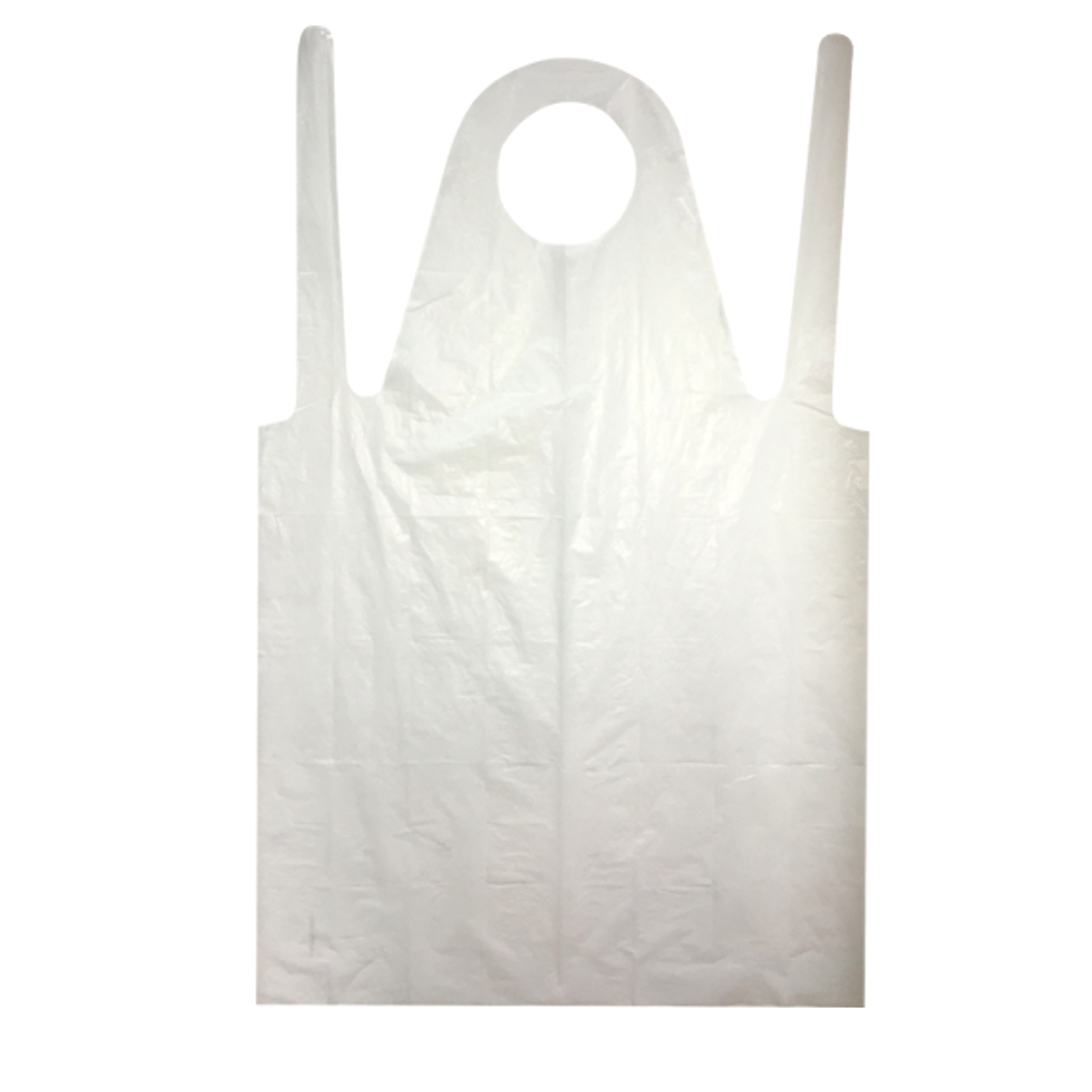 Apron 686mm x 1170mm 16 micron White (Flat Packed) 