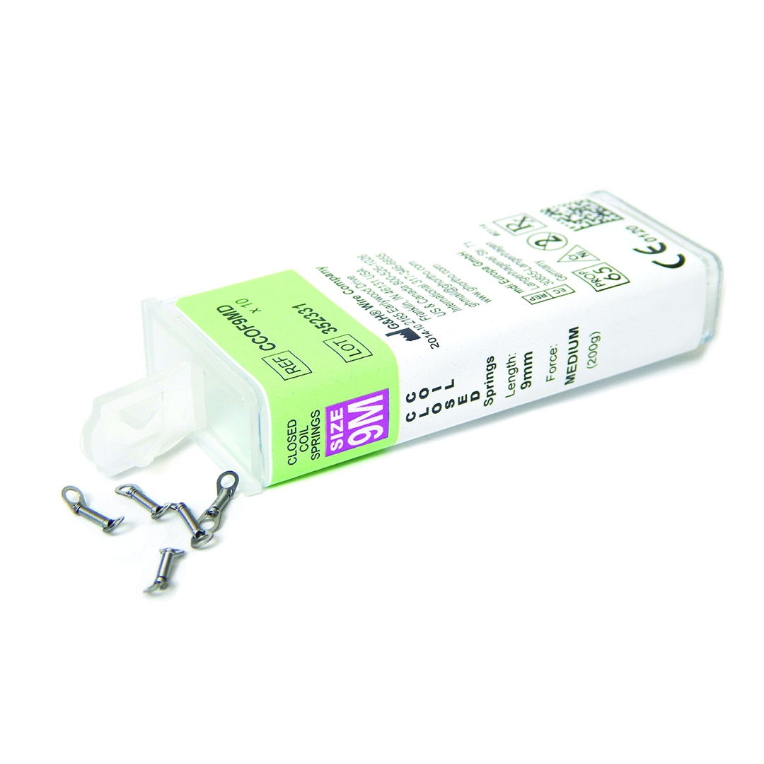 226218 NiTi Closed Coil Springs 12mm Light 150g