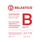 Patient Elastics Latex Relastics 3/16" / 4.8mm  Light 2.5oz  RED B 