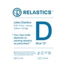 Patient Elastics Latex Relastics 5/16" / 7.9mm  Heavy 4.5oz  BLUE D 