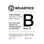 Patient Elastics Latex Relastics 3/16" / 4.8mm X-Heavy 6.5oz BLACK B