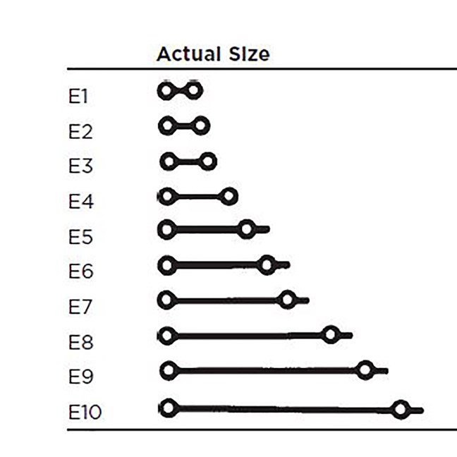 E-Links Size 3 Clear