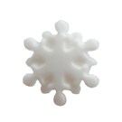 G&H DesignerTies Elastomeric Ligature Ties - White Snowflake - Pack 200 