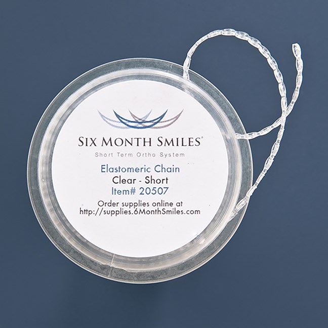 Clear Elastomeric Chain - Short