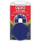 Opro Self-Fit GEN3 Gold Braces - Blue/Pearl Mouthguard 