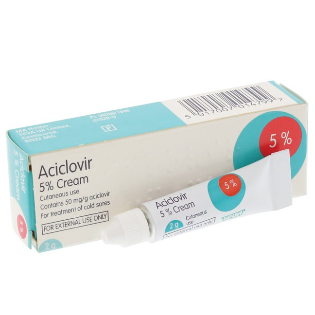 Aciclovir 5% Cream (2g)
