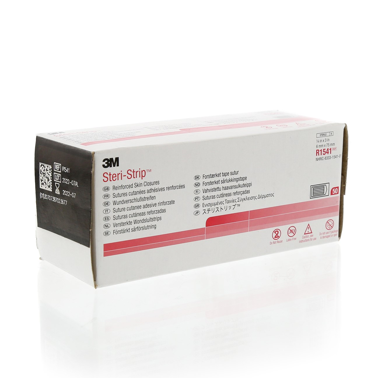 700791 : SteriStrip 6mm x 75mm x3 per pouch