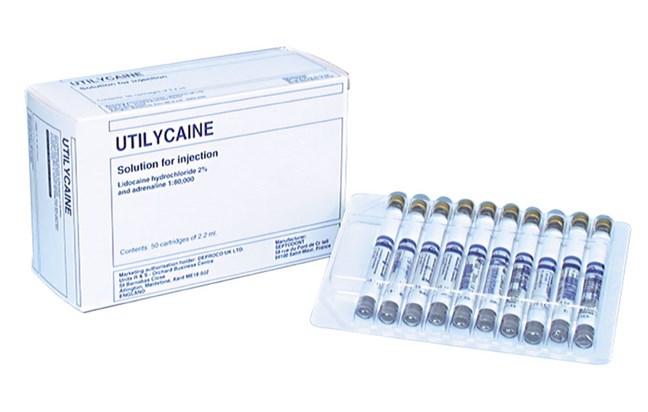 Utilycaine 2% 1:80,000 Cartridges