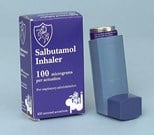 Salbutamol Inhaler 0.1mg metered dose ( x 200 doses) 