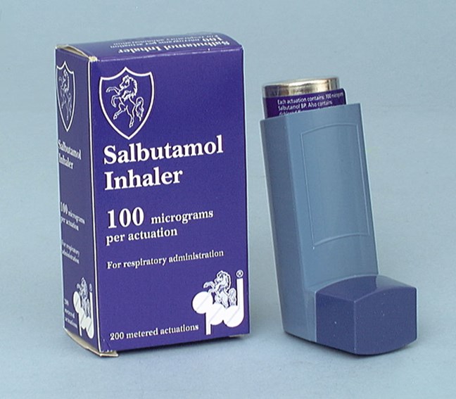 Salbutamol Inhaler 0.1mg metered dose ( x 200 doses)