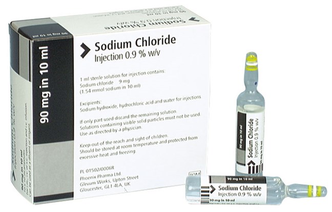 Sodium Chloride Injection B.P. 0.9% 10ml Ampoules