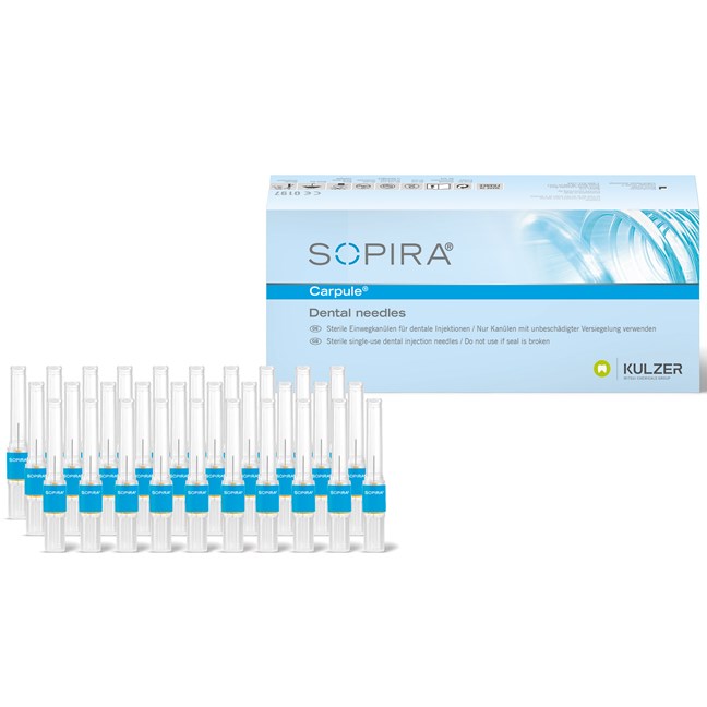 Sopira Carpule Needles 30G - Short - Yellow 21mm
