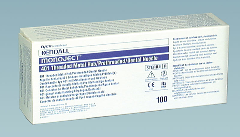Dental Needle - Metal Hub 30G - Short - Blue 