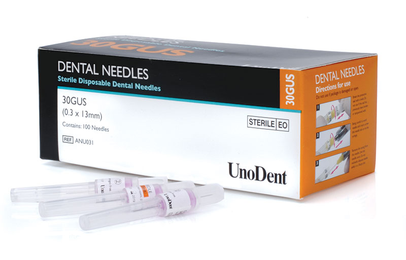 Sterile Dental Needles 30G - Ultra Short (0.3 x 13mm) 