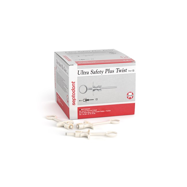 Ultra Safety Plus Twist Handle Sterile White Single Use