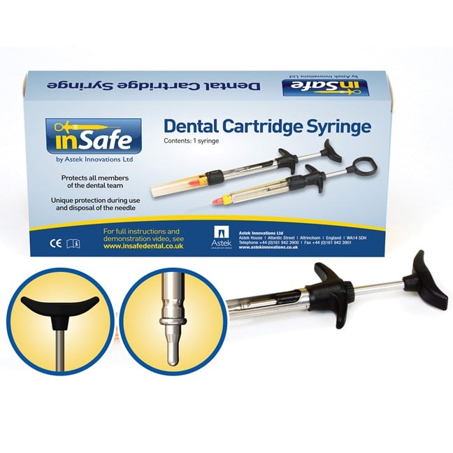 inSafe Syringes - 2.2ml Self Aspirating Cartridge T-Type