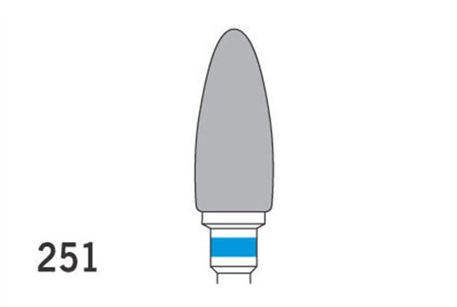 Acrylic Trimmers - Tungsten Carbide Plain Cut Standard HP 251 060