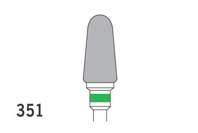 Acrylic Trimmers - Tungsten Carbide Plain Cut Coarse HP 351 060