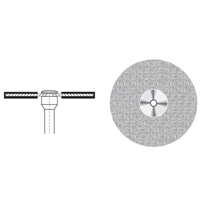 Ultraflex Diamond Disc Double Sided 22mm Diameter 0.09mm Thickness