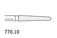 Two Striper Burs Round End Taper FG 772.1 Coarse 