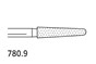 Two Striper Burs Round End Taper FG 780.9 Coarse
