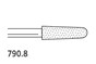 Two Striper Burs Round End Taper FG 790.8 Coarse