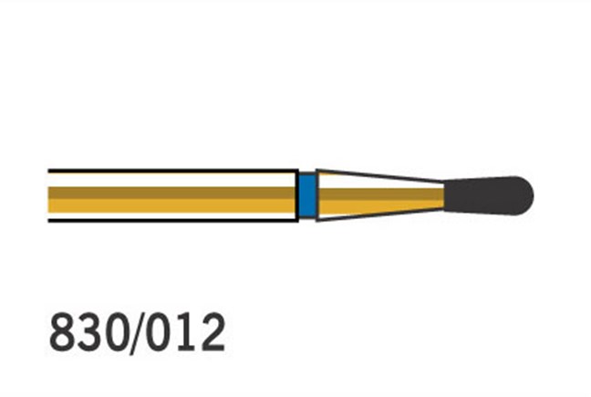 Diamond Burs Pear 830 M 012 2.7+AN862:AN867