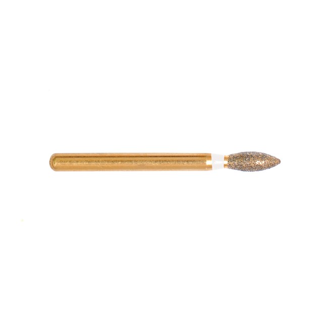 Gold Diamond Burs Football FG Ultra Fine 257/020